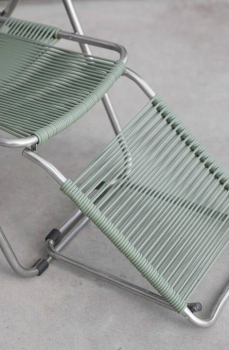 FIAM® Liegestuhl/Sessel Spaghetti Salbeigrün